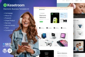 Mua Kesetroom - Electronic Business Elementor Template Kit giá rẻ