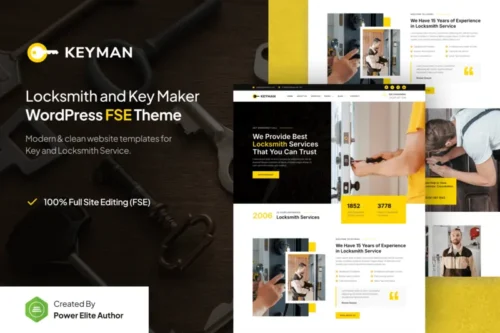 Mua Keyman – Locksmith & Key Maker Services WP Theme giá rẻ