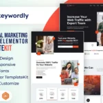 Keywordly – Digital Marketing Agency Elementor Template Kit