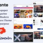 Kiante – Newspaper Magazine Blog Modern WordPress