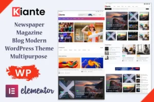 Mua Kiante - Newspaper Magazine Blog Modern WordPress giá rẻ