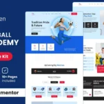 Kicken – Football & Sports Academy Elementor Template Kit