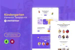 Mua Kiddies - Kindergarten Elementor Template Kit giá rẻ