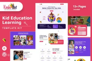 Mua Kinderdot - Kindergarten & Pre-School Elementor Template Kit giá rẻ