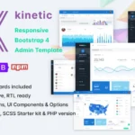 Kinetic – HTML Bootstrap Admin Template