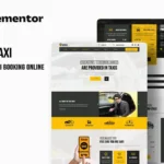 Kitaxi – Online Taxi Booking Elementor Template Kit