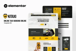 Mua Kitaxi - Online Taxi Booking Elementor Template Kit giá rẻ