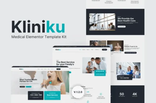 Mua Kliniku - Medical Elementor Template Kit giá rẻ