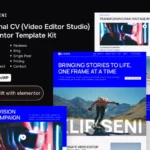 KlipSeni – Personal CV Video Editor Elementor Template Kit