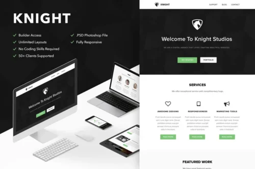 Mua Knight - Responsive Email + Themebuilder Access giá rẻ