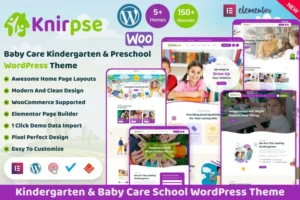 Mua Knirpse – Kindergarten & Baby Care WordPress Theme giá rẻ