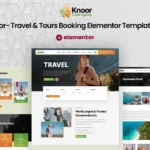 Knoor – Travel & Tours Booking Elementor Template Kit