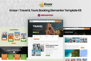 Mua Knoor - Travel & Tours Booking Elementor Template Kit giá rẻ
