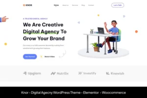 Mua Knor - Digital Agecny WordPress Theme giá rẻ