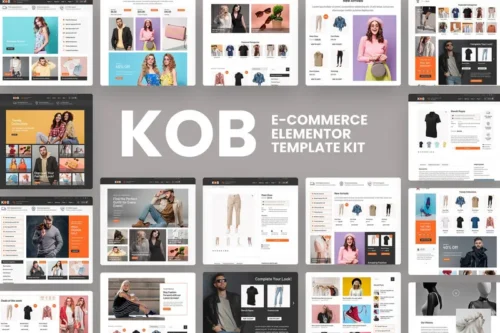 Mua Kob - E-Commerce Elementor Pro Template Kit giá rẻ