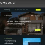 Kombong – Modern Real Estate Agent Elementor Template Kit
