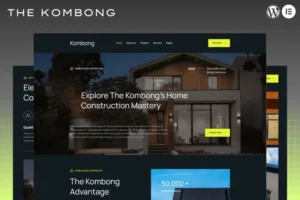 Mua Kombong - Modern Real Estate Agent Elementor Template Kit giá rẻ