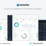 Konrix – Laravel Tailwind Admin Dashboard Template