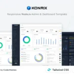 Konrix – NodeJS Tailwind CSS Admin & Dashboard