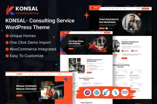 Mua Konsal - Corporate Business & Consulting WordPress giá rẻ