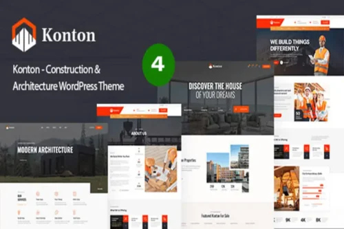 Mua Konton - Construction & Architecture WP Theme giá rẻ