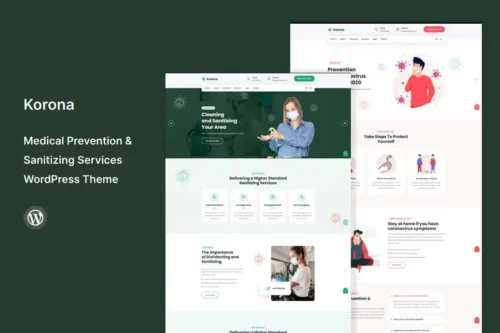 Mua Korona - Medical & Sanitizing Services WP Theme giá rẻ
