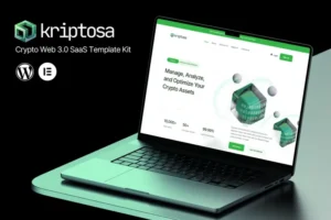 Mua Kriptosa - Web3 SaaS Elementor Template Kit giá rẻ
