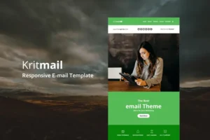Mua Krit Mail - Responsive E-mail Template giá rẻ