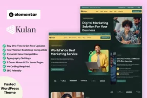 Mua Kulan - Digital Marketing Agency WordPress Theme giá rẻ