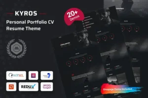Mua Kyros - Personal Portfolio CV Resume Theme giá rẻ