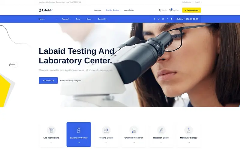 Mua Labaid - Laboratory & Science Research WordPress T giá rẻ