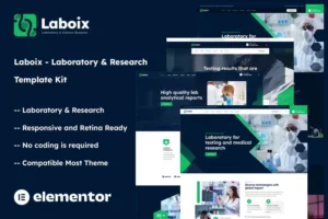 Mua Laboix - Laboratory & Research Elementor Template Kit giá rẻ