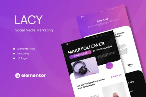 Mua Lacy - Social Media Marketing Template Kits giá rẻ