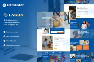 Mua Lagua - Language Course & Learning Center Elementor Template Kit giá rẻ