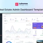 Lahomes – Real Estate Management Admin UI Kit