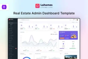 Mua Lahomes - Real Estate Management Admin UI Kit giá rẻ