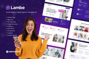 Mua Lambe - Digital Marketing Agency Elementor Template Kits giá rẻ