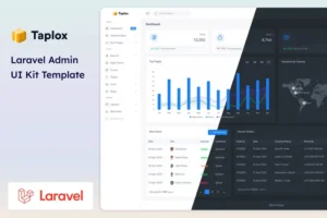 Mua Laravel 11 Admin & Dashboard Template - Taplox giá rẻ
