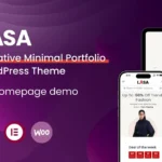 Lasa – Creative Minimal WooCommerce WordPress Them