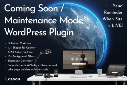 Mua Lasoon - Coming Soon WordPress Plugin giá rẻ