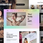 Lass – Tattoo Artist & Piercing Studio Elementor Template Kit