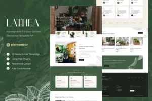 Mua Lathea - Houseplants & Indoor Garden Elementor Template Kit giá rẻ