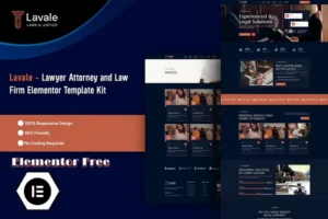 Mua Lavale - Lawyer Attorney and Law Firm Elementor Template Kit giá rẻ