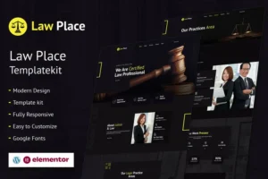 Mua Law Place - Legal and Law Firm Elementor Template Kit giá rẻ