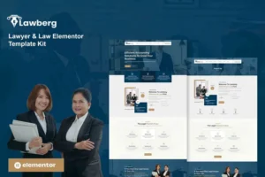 Mua Lawberg - Lawyer & Legal Firm Elementor Template Kit giá rẻ