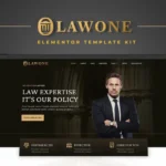 Lawone – Legal &  Law Firm Elementor Template Kit