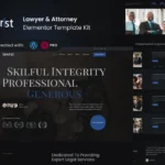 Lawrist – Lawyer & Attorney Elementor Pro Template Kit