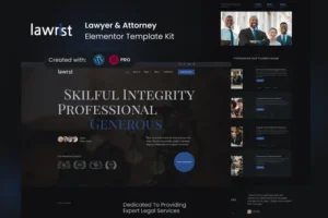 Mua Lawrist - Lawyer & Attorney Elementor Pro Template Kit giá rẻ
