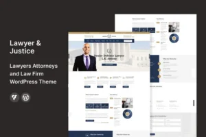 Mua Lawyer & Justice - WordPress Theme for Lawyers giá rẻ