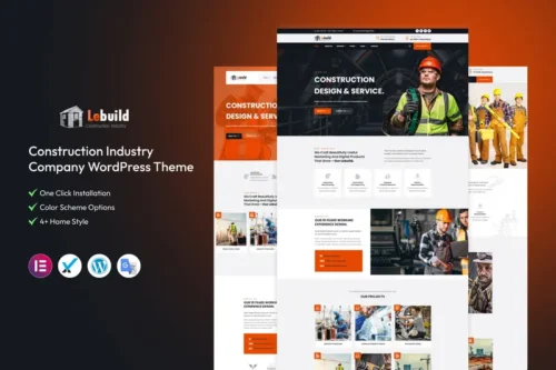 Mua Lebuild - Construction Company WordPress Theme giá rẻ